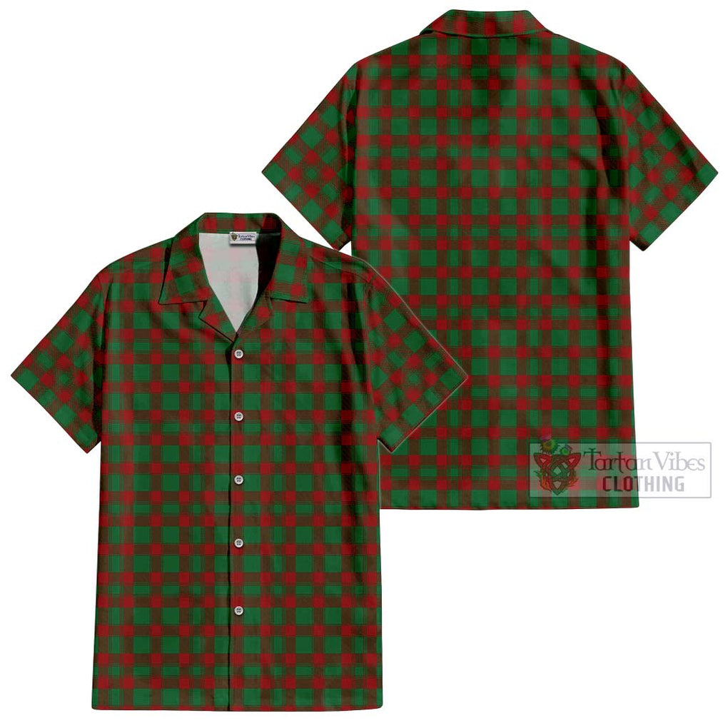 Donachie Tartan Cotton Hawaiian Shirt - Tartan Vibes Clothing