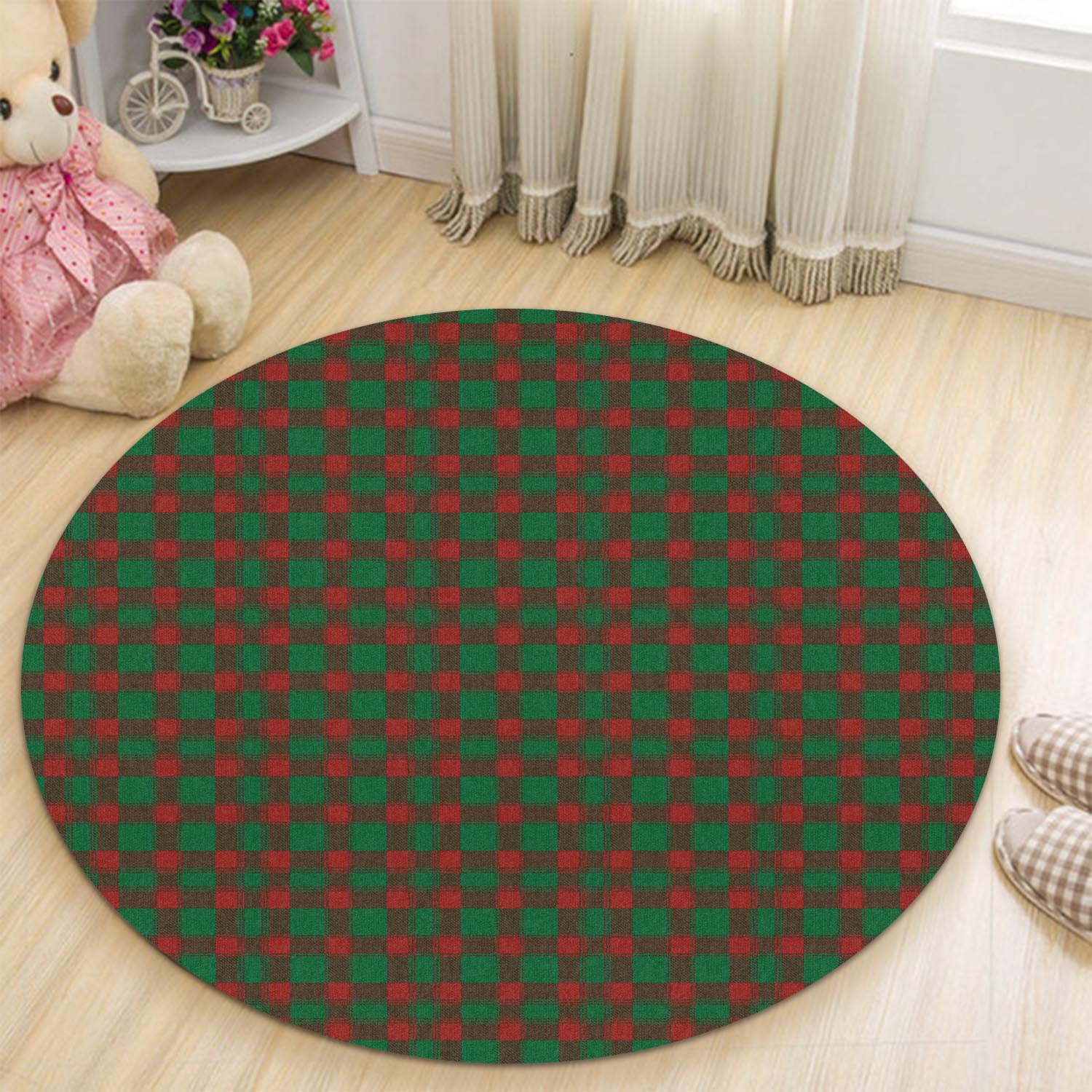 Donachie Tartan Round Rug - Tartan Vibes Clothing
