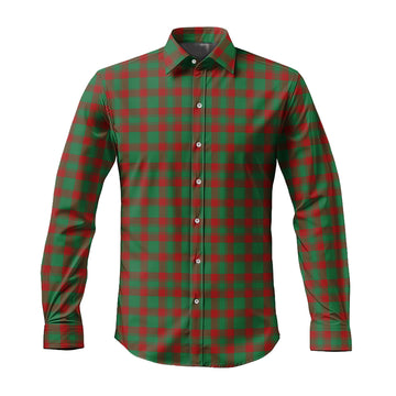 Donachie Tartan Long Sleeve Button Up Shirt Men's Shirt - Tartan Vibes Clothing