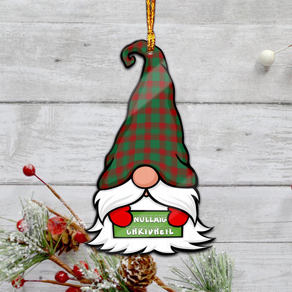 Donachie Gnome Christmas Ornament with His Tartan Christmas Hat - Tartan Vibes Clothing