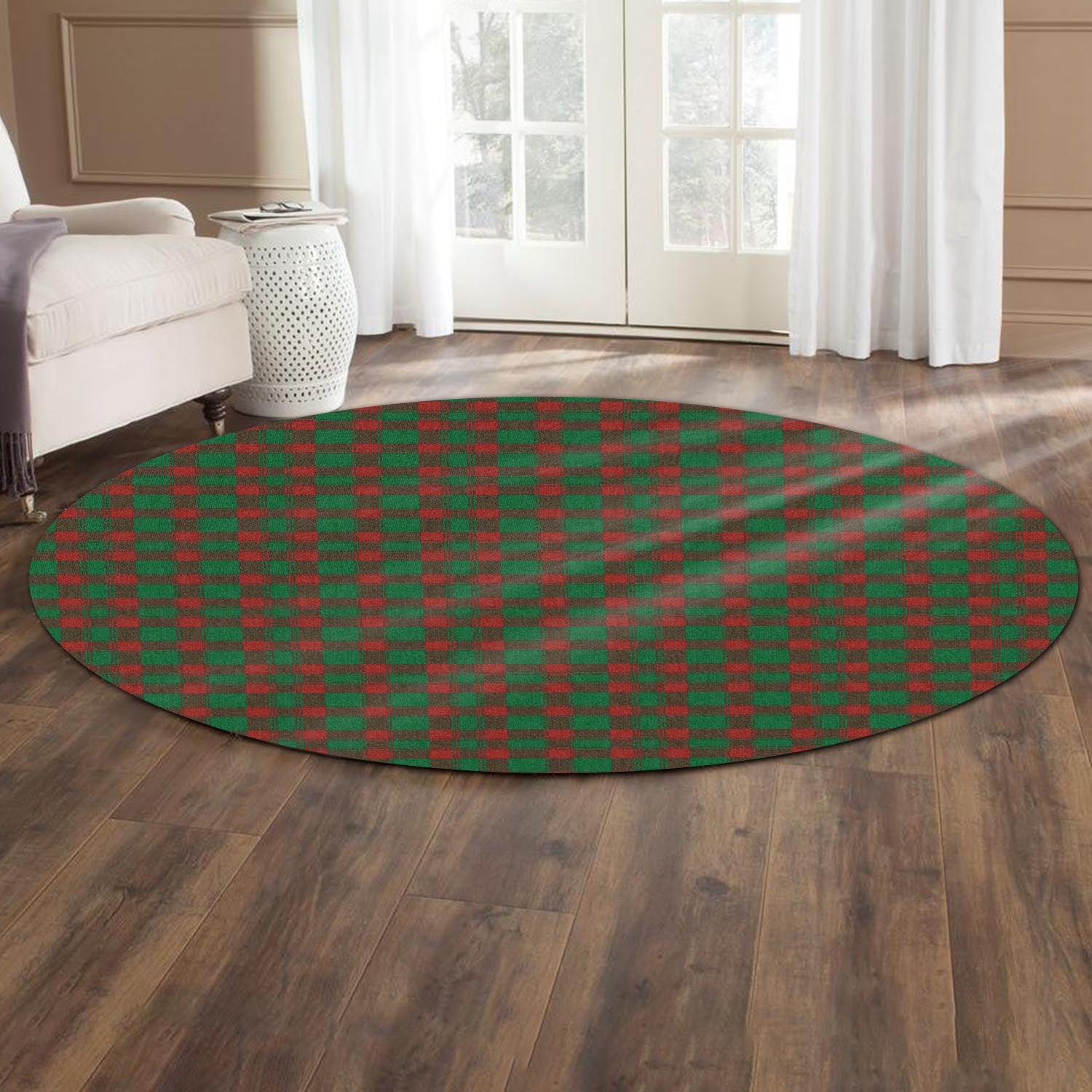 Donachie Tartan Round Rug - Tartan Vibes Clothing
