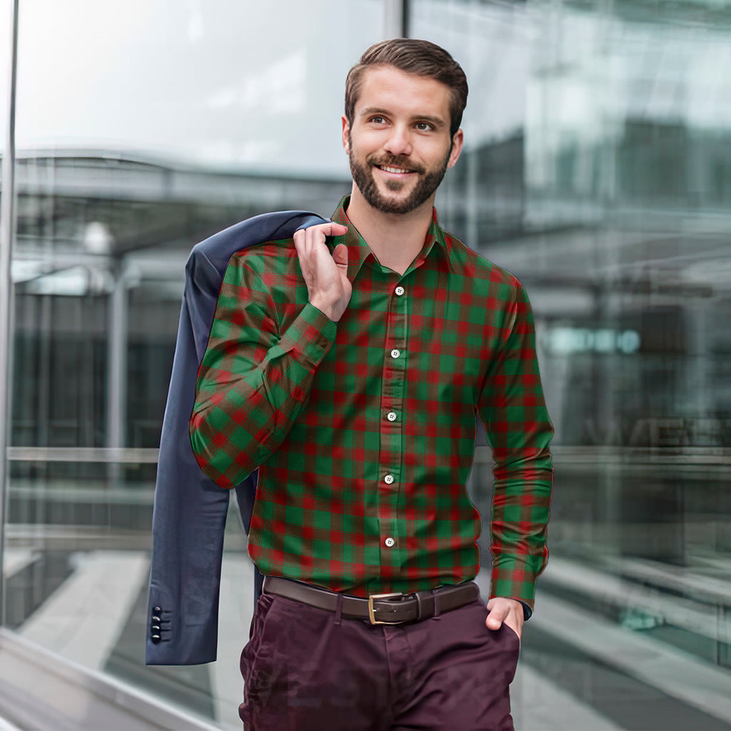Donachie Tartan Long Sleeve Button Up Shirt - Tartan Vibes Clothing