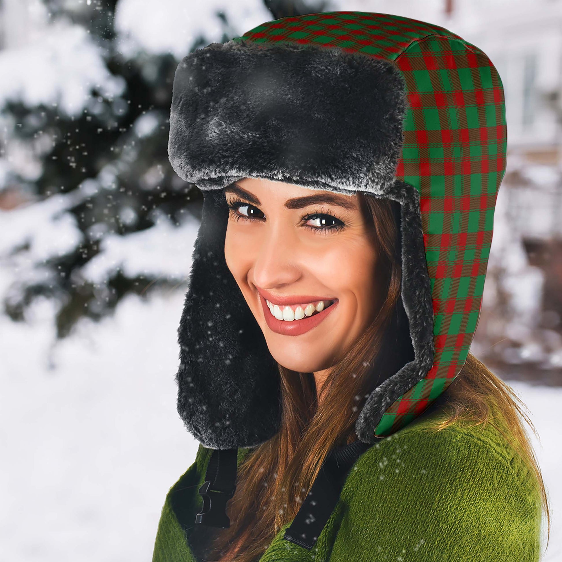 Donachie Tartan Winter Trapper Hat - Tartan Vibes Clothing