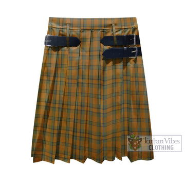 Donachie of Brockloch Ancient Hunting Tartan Men's Pleated Skirt - Fashion Casual Retro Scottish Kilt Style