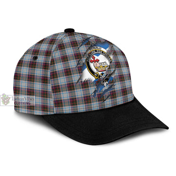Donald Dress Ancient Tartan Classic Cap with Family Crest In Me Style