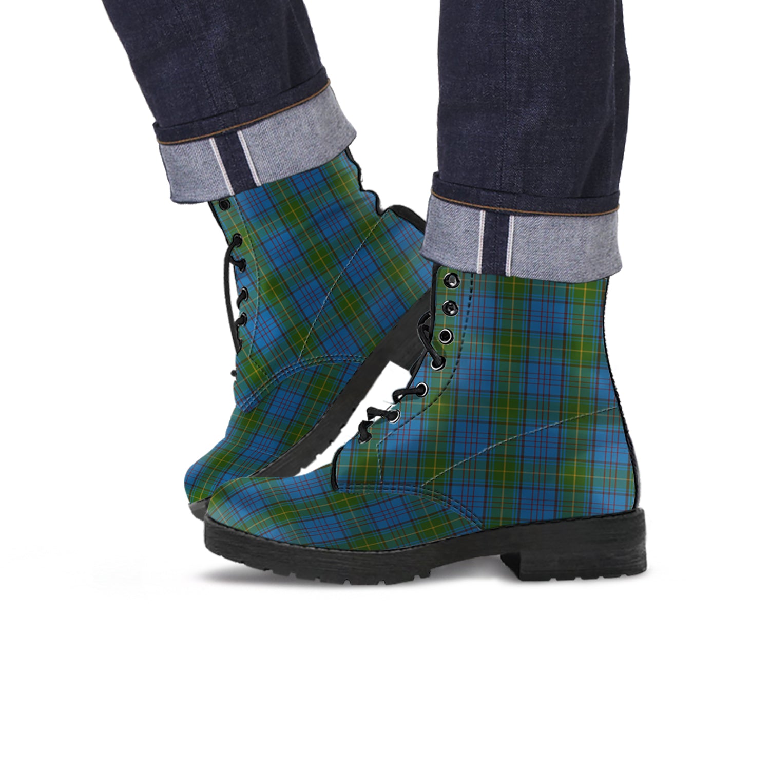 donegal-tartan-leather-boots