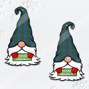Donegal County Ireland Gnome Christmas Ornament with His Tartan Christmas Hat