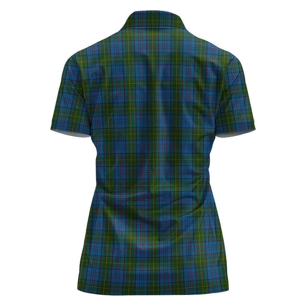 donegal-county-ireland-tartan-polo-shirt-for-women