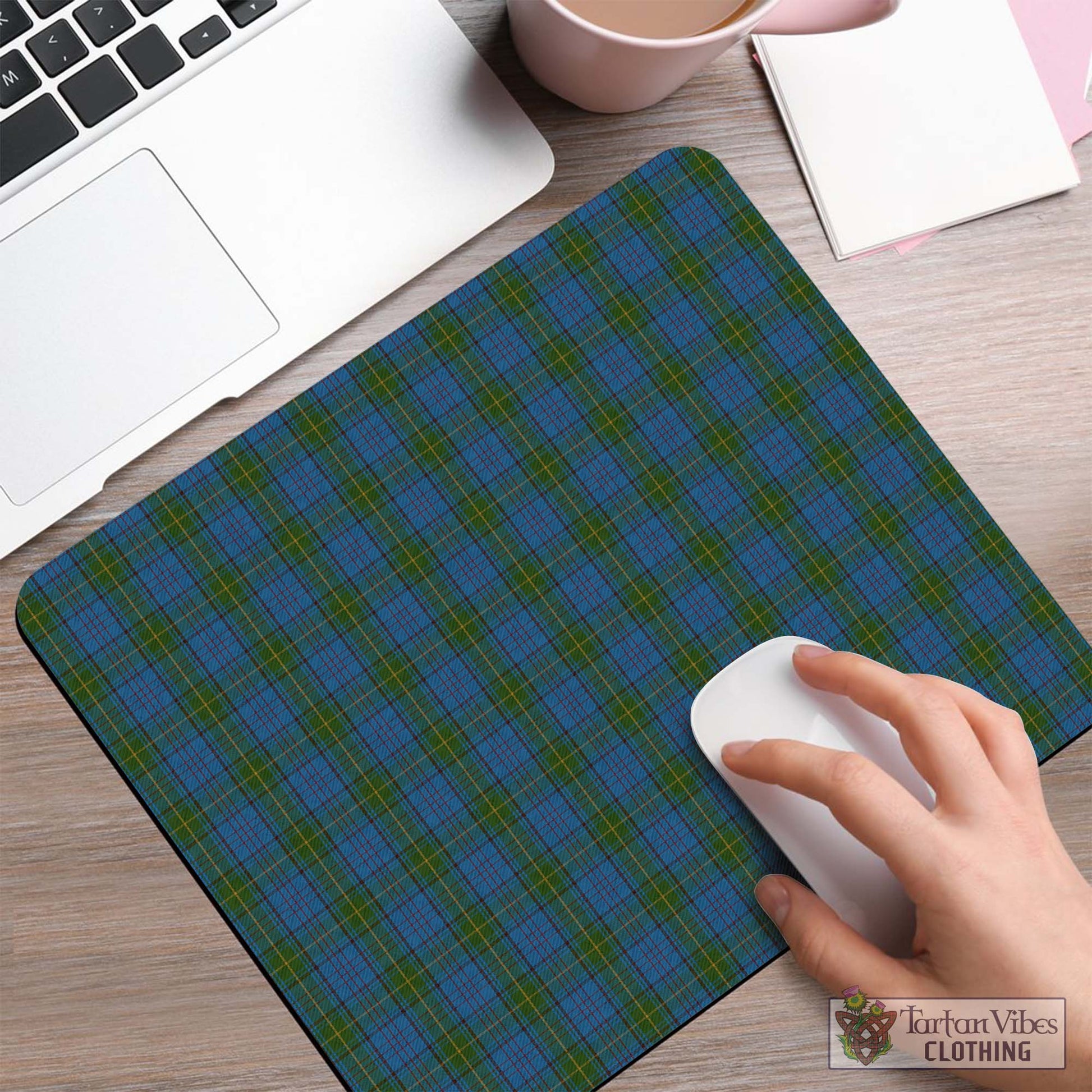Tartan Vibes Clothing Donegal County Ireland Tartan Mouse Pad