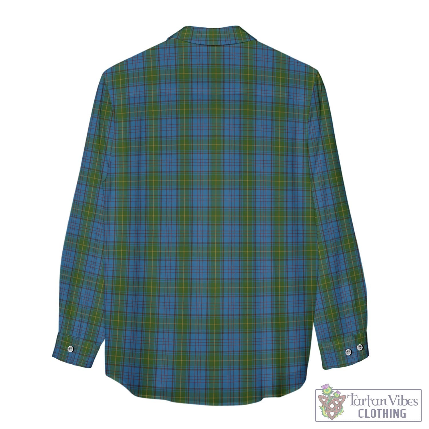 Donegal County Ireland Tartan Womens Casual Shirt