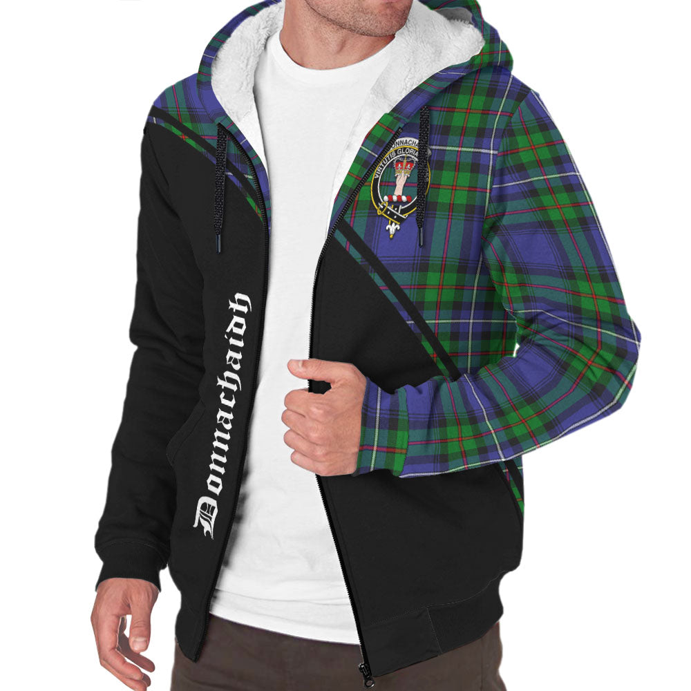 donnachaidh-tartan-sherpa-hoodie-with-family-crest-curve-style