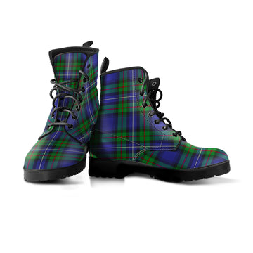 Donnachaidh Tartan Leather Boots