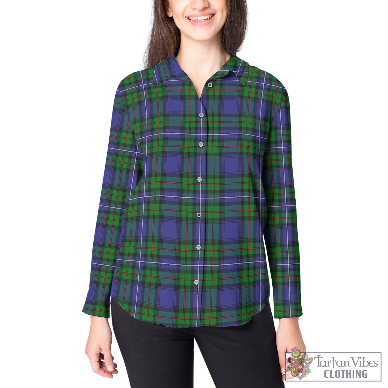 Donnachaidh Tartan Womens Casual Shirt