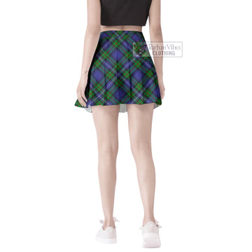 Donnachaidh Tartan Women's Plated Mini Skirt