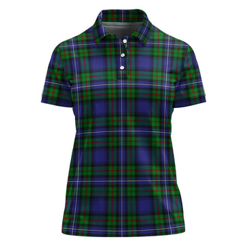 Donnachaidh Tartan Polo Shirt For Women