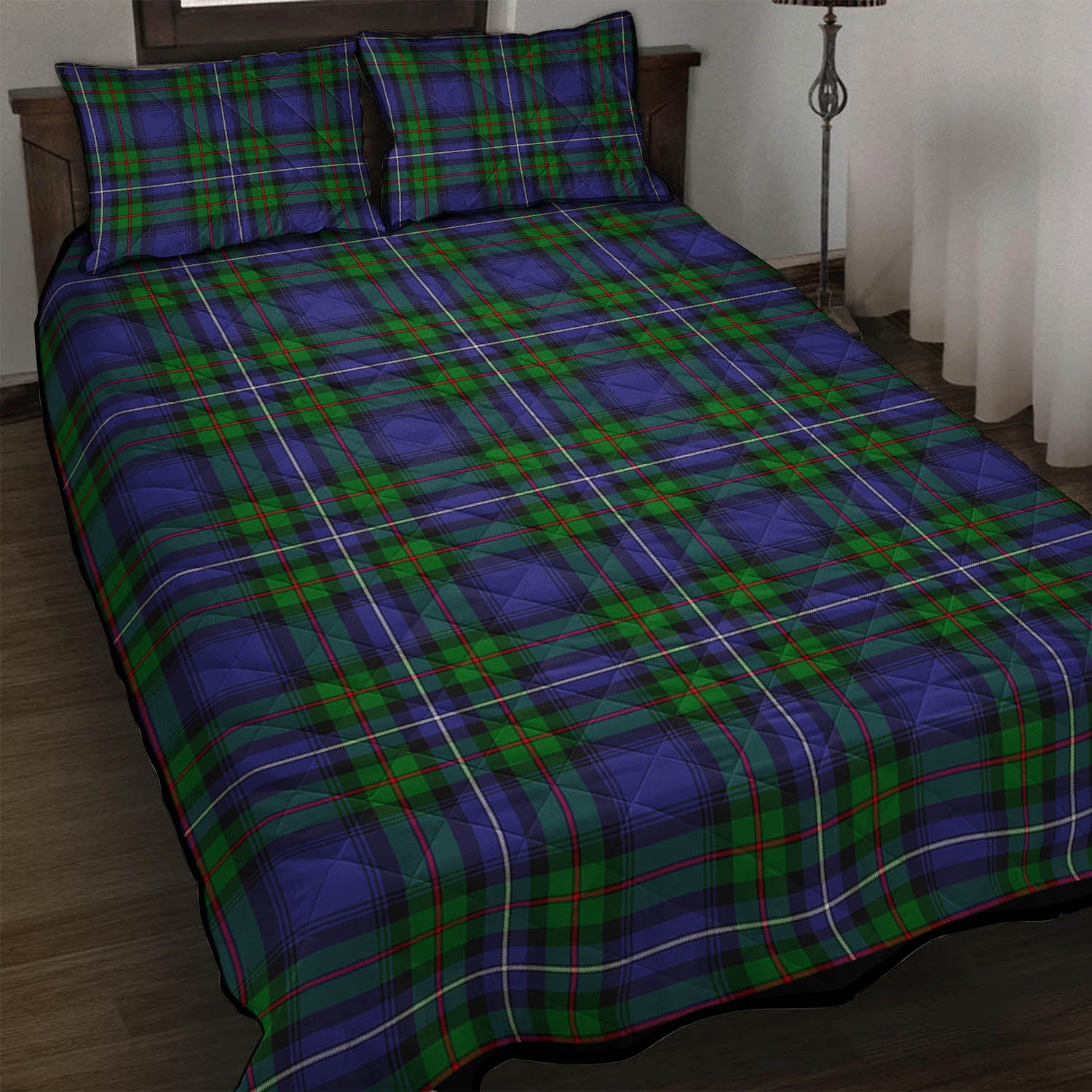 Donnachaidh Tartan Quilt Bed Set - Tartan Vibes Clothing
