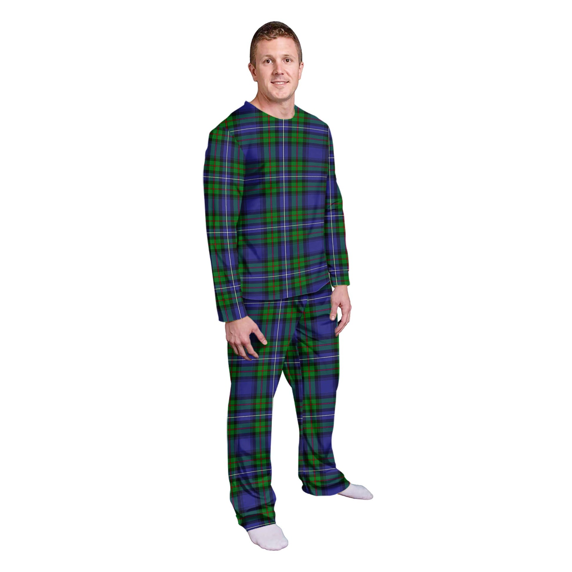 Donnachaidh Tartan Pajamas Family Set - Tartan Vibes Clothing