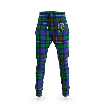 Donnachaidh Tartan Joggers Pants with Family Crest