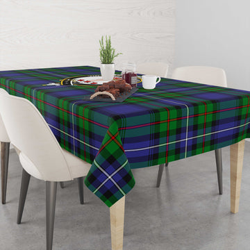 Donnachaidh Tartan Tablecloth with Family Crest