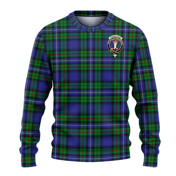Donnachaidh Tartan Ugly Sweater with Family Crest