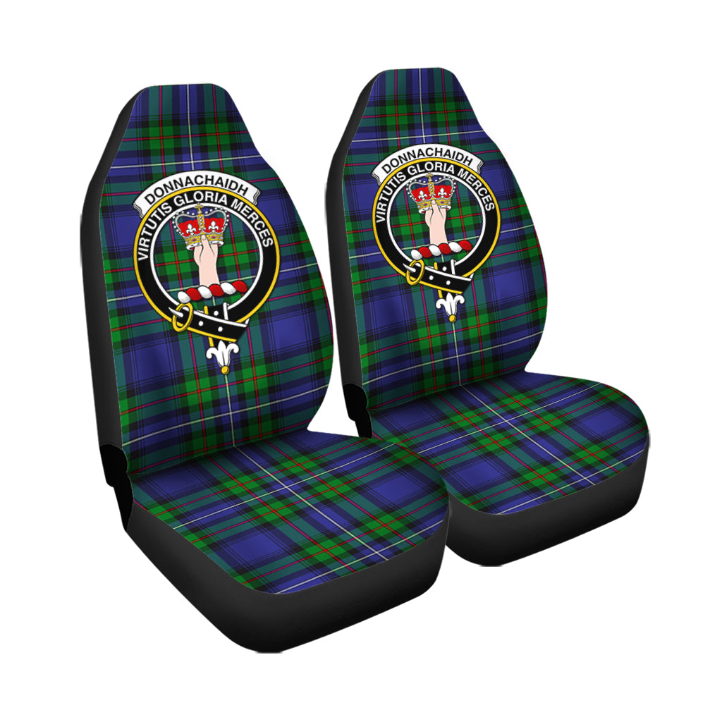 Donnachaidh Tartan Car Seat Cover with Family Crest - Tartanvibesclothing