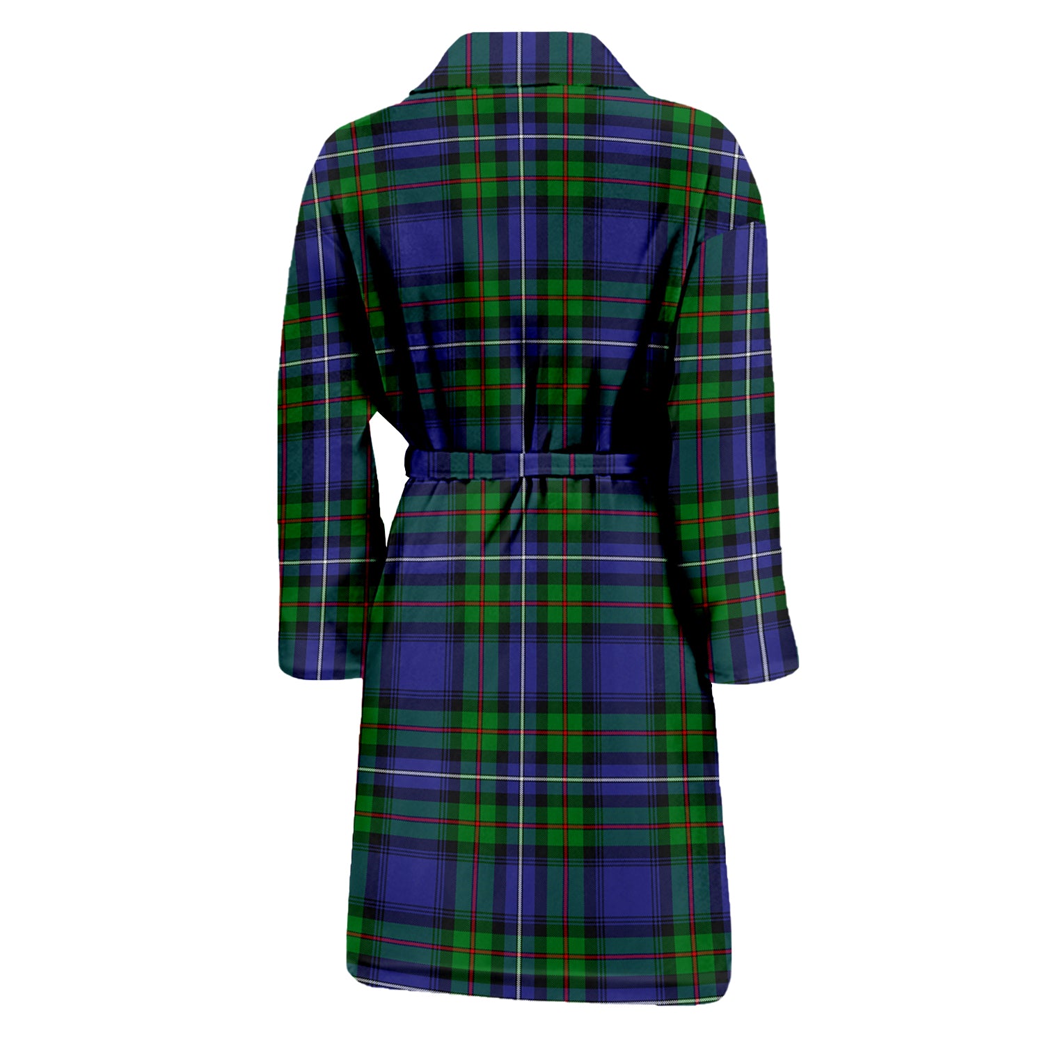 Donnachaidh Tartan Bathrobe with Family Crest - Tartan Vibes Clothing