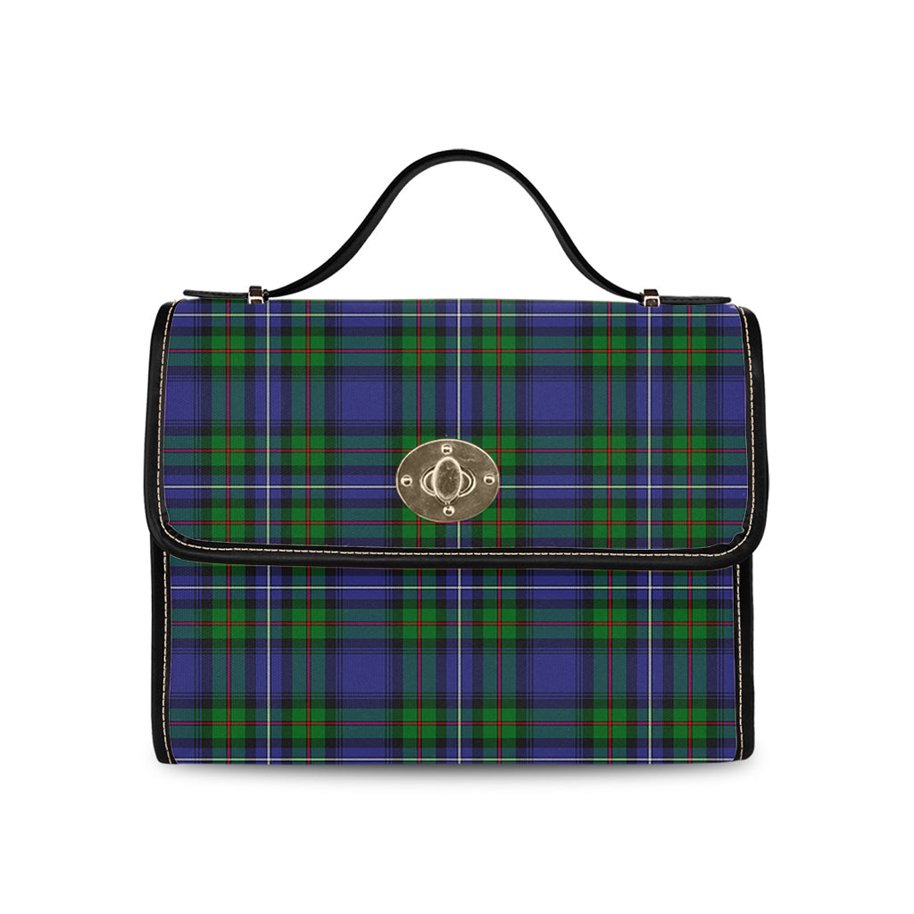 donnachaidh-tartan-leather-strap-waterproof-canvas-bag