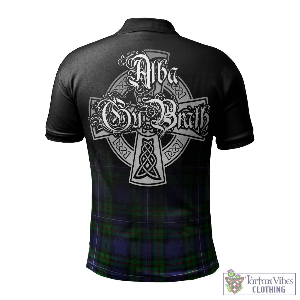 Tartan Vibes Clothing Donnachaidh Tartan Polo Shirt Featuring Alba Gu Brath Family Crest Celtic Inspired