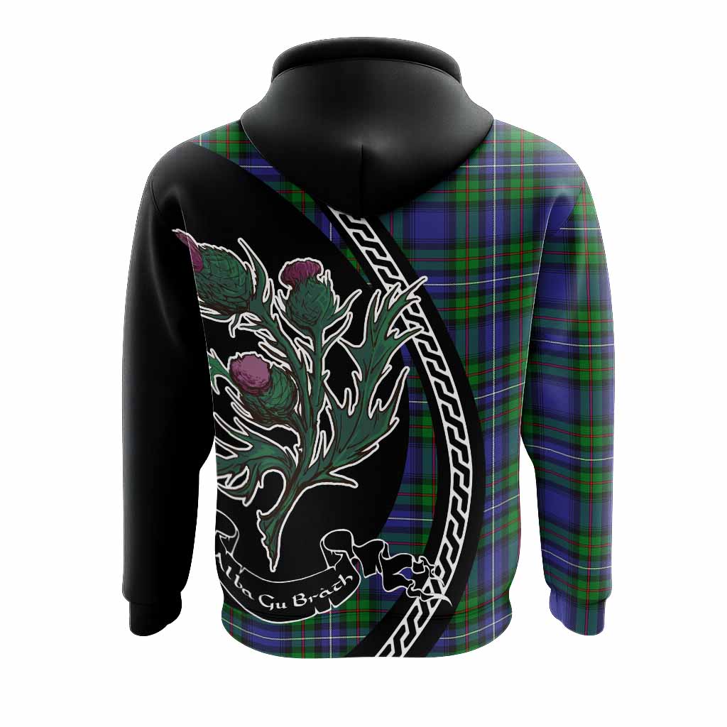 Donnachaidh Family Crest Tartan Hoodie Alba Thistle Inspired - Tartan Vibes Clothing