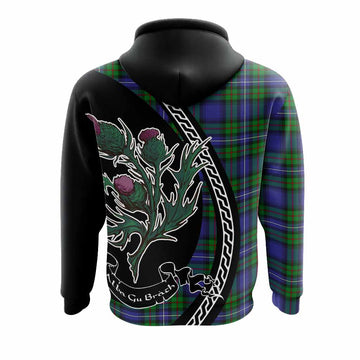 Donnachaidh Family Crest Tartan Hoodie Alba Thistle Inspired