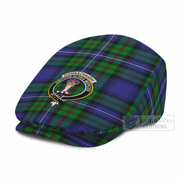 Donnachaidh Family Crest Tartan Jeff Cap, Tartan Flat Cap