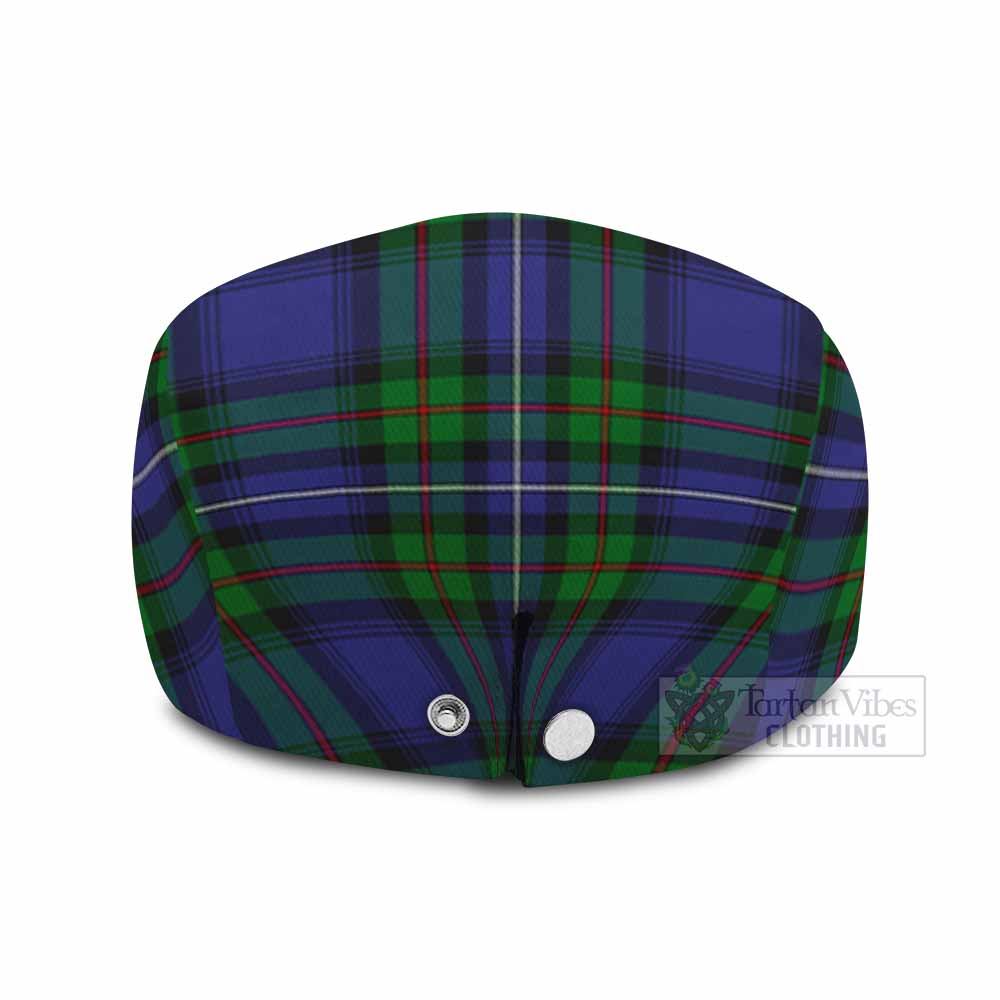 Donnachaidh Family Crest Tartan Jeff Cap, Tartan Flat Cap