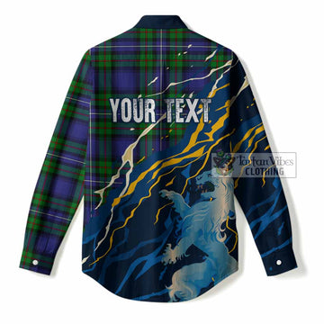 Donnachaidh Scotland Tartan Women Casual Shirt WC2026 Football - We'll Be Coming