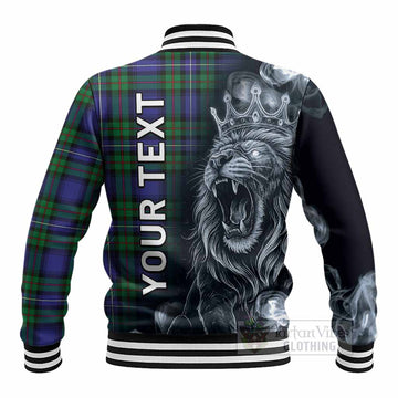 Donnachaidh Tartan Baseball Jacket Roaring Lion Heritage