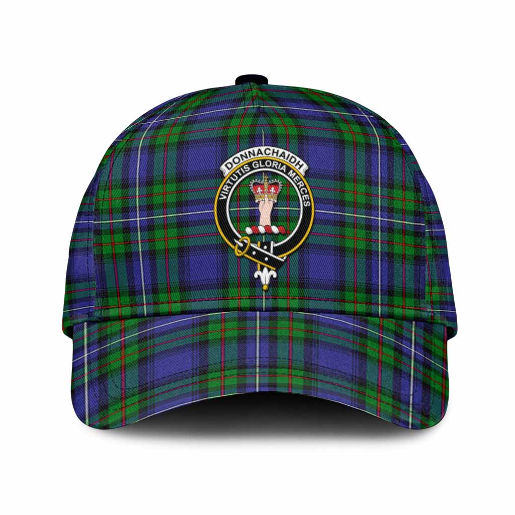Donnachaidh Tartan Classic Cap with Family Crest