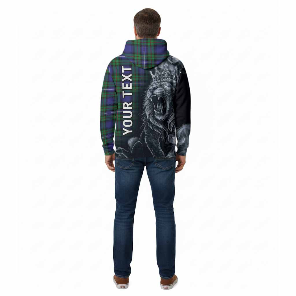 Donnachaidh Tartan Cotton Hoodie Roaring Lion Heritage