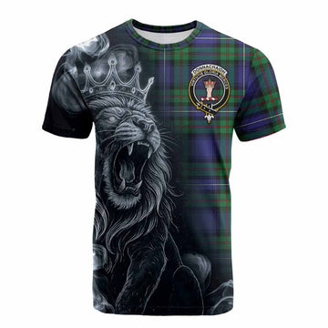 Donnachaidh Tartan Cotton T-shirt Roaring Lion Heritage