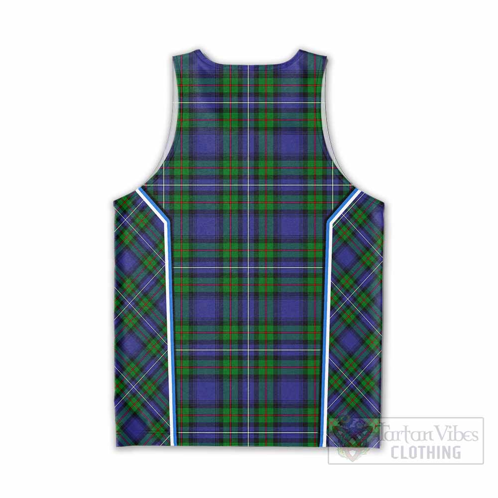 Donnachaidh Tartan Crest Men Tank Top Scotland Coat of Arm Flag Style - Tartan Vibes Clothing