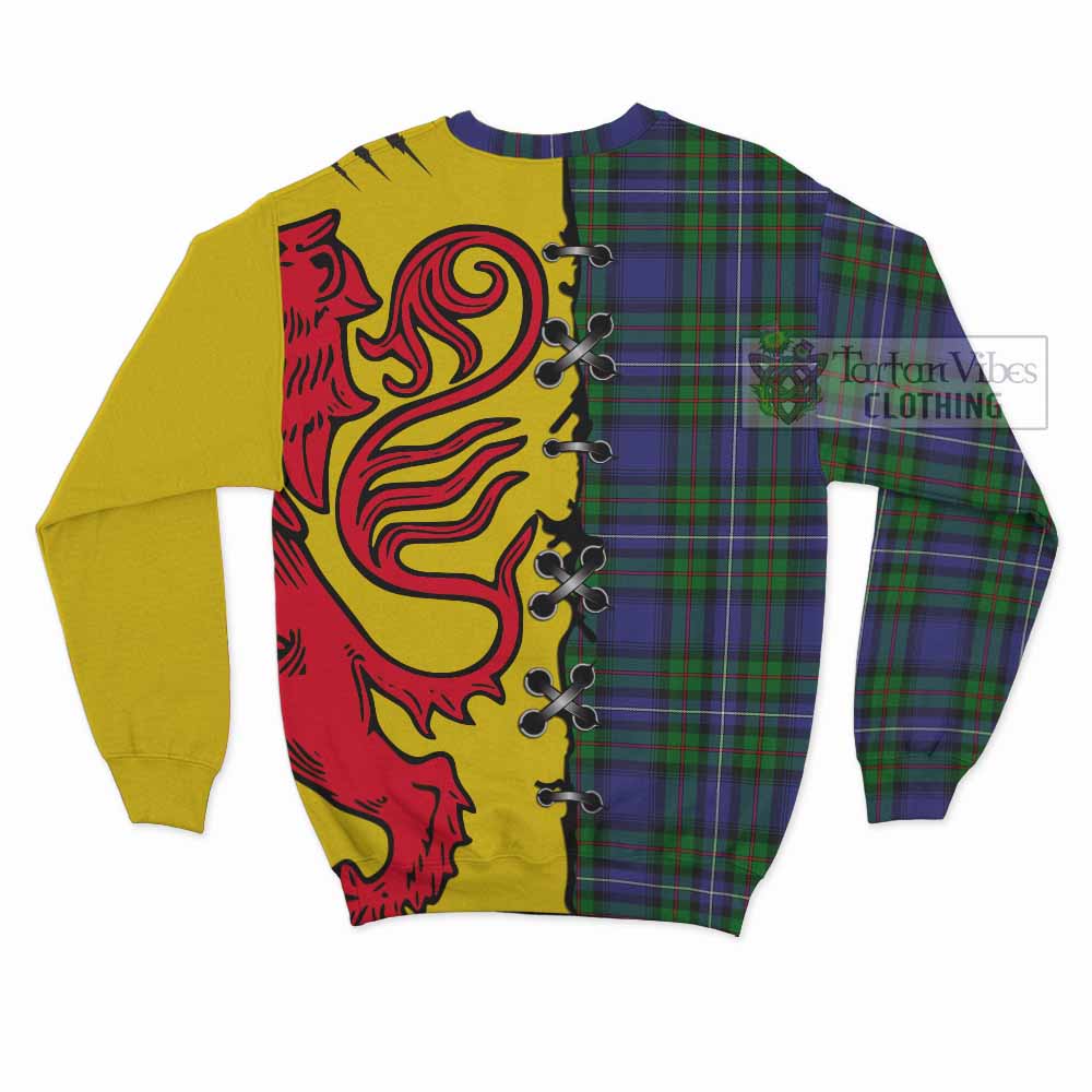 Donnachaidh Tartan Family Crest Sweatshirt Lion Rampant Honor - Tartan Vibes Clothing