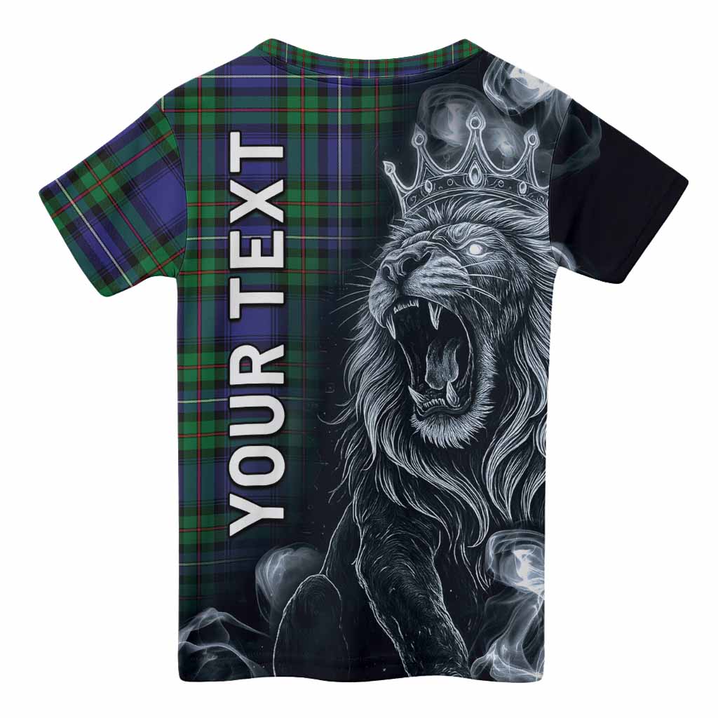 Donnachaidh Tartan Kid T-shirt Roaring Lion Heritage