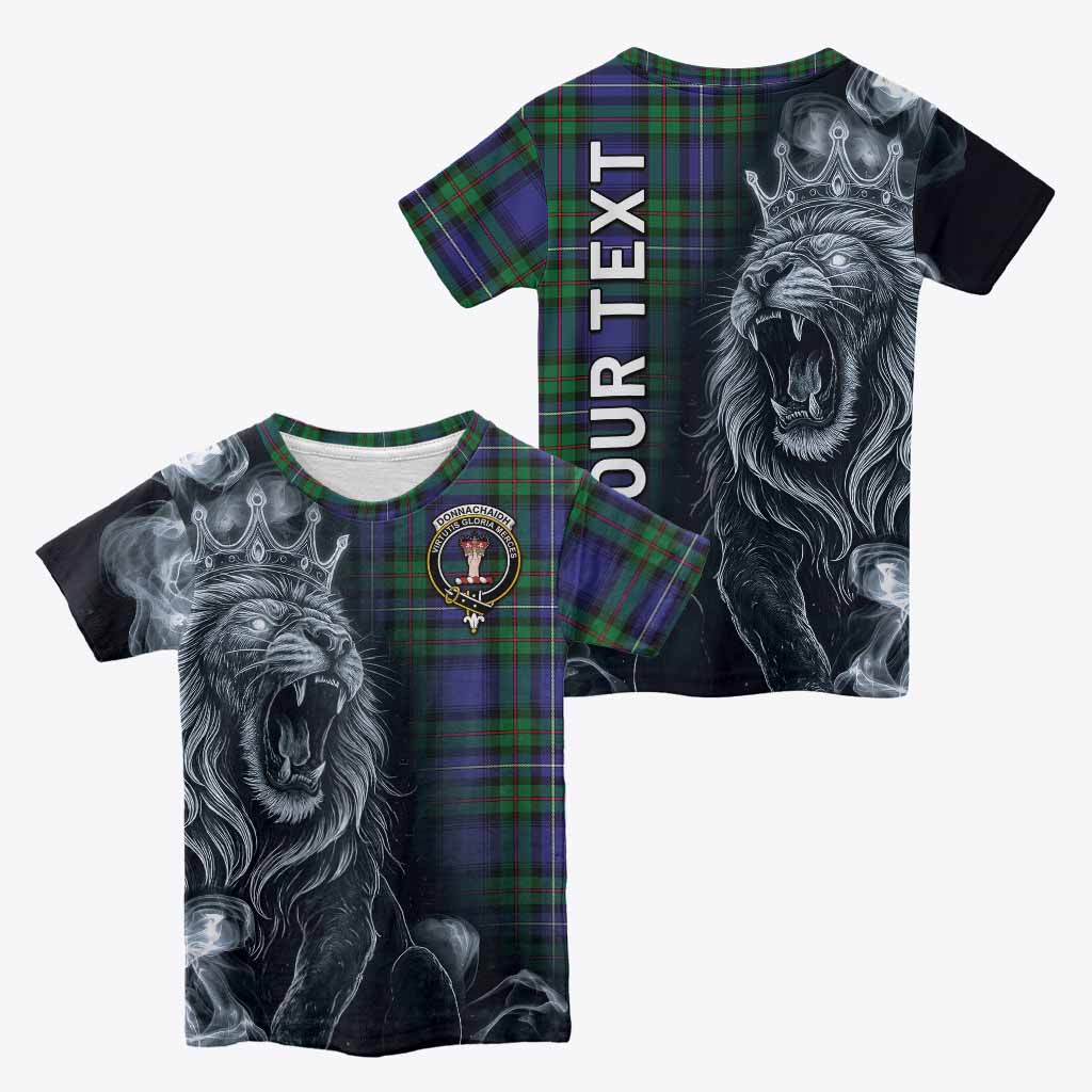 Donnachaidh Tartan Kid T-shirt Roaring Lion Heritage