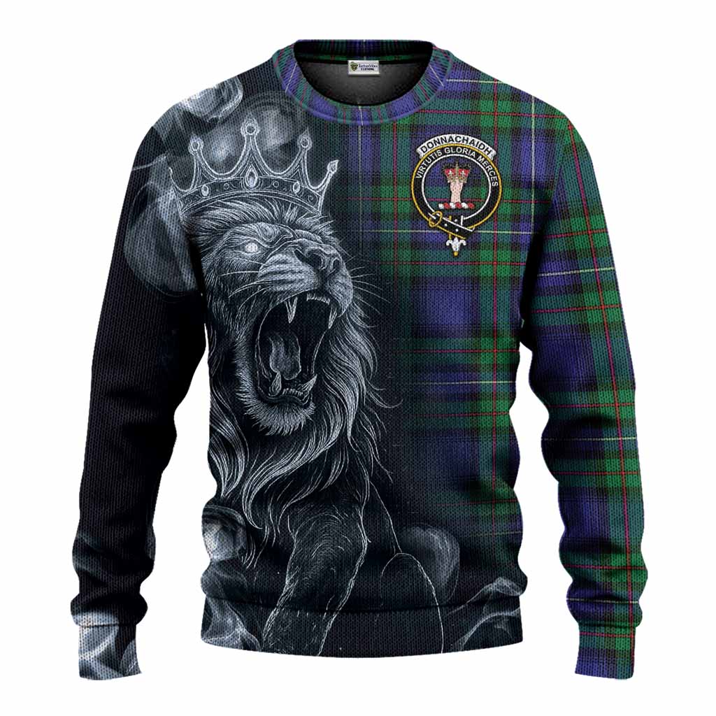 Donnachaidh Tartan Knitted Sweater Roaring Lion Heritage