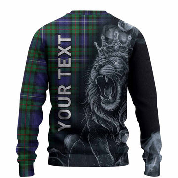 Donnachaidh Tartan Knitted Sweater Roaring Lion Heritage