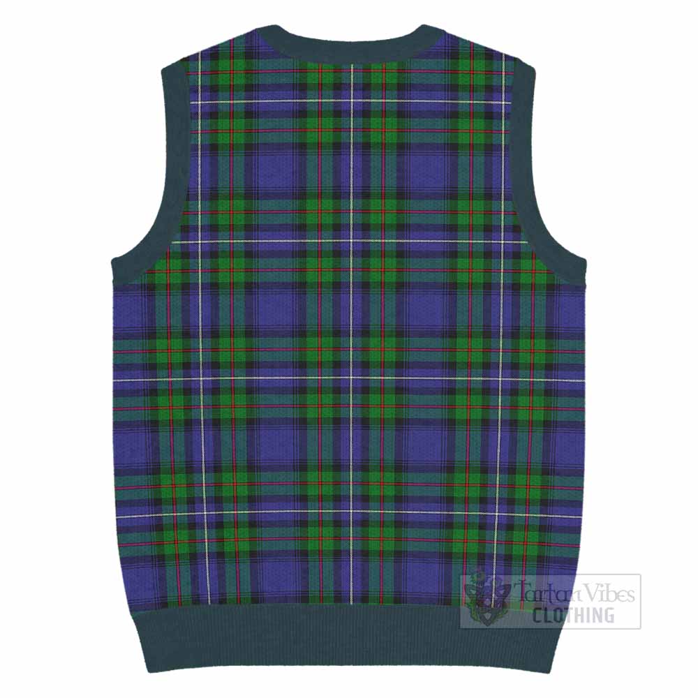 Donnachaidh Tartan Knitted V-Neck Vest - Tartan Vibes Clothing