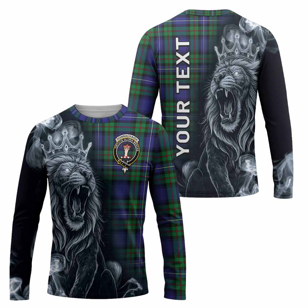 Donnachaidh Tartan Long Sleeve T-Shirt Roaring Lion Heritage
