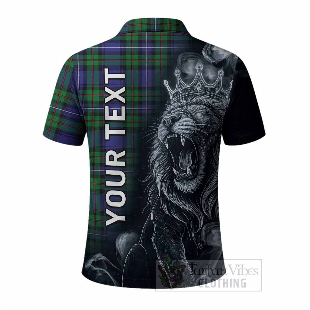 Donnachaidh Tartan Polo Shirt Roaring Lion Heritage