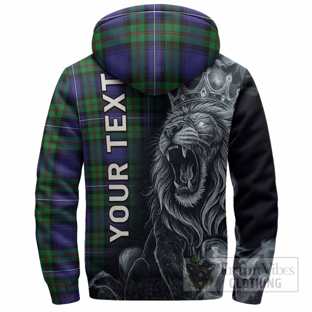 Donnachaidh Tartan Sherpa Hoodie Roaring Lion Heritage