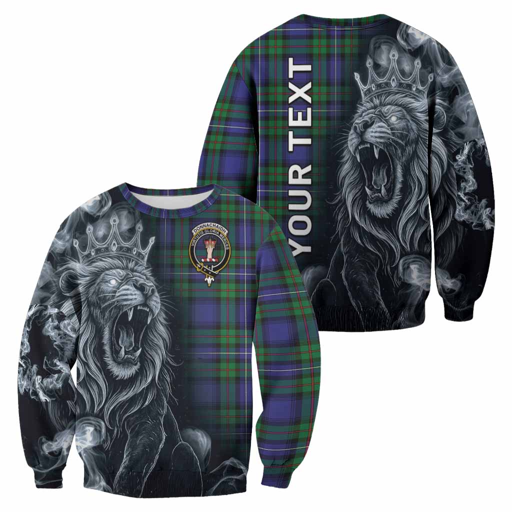 Donnachaidh Tartan Sweatshirt Roaring Lion Heritage