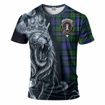 Donnachaidh Tartan T-Shirt Roaring Lion Heritage