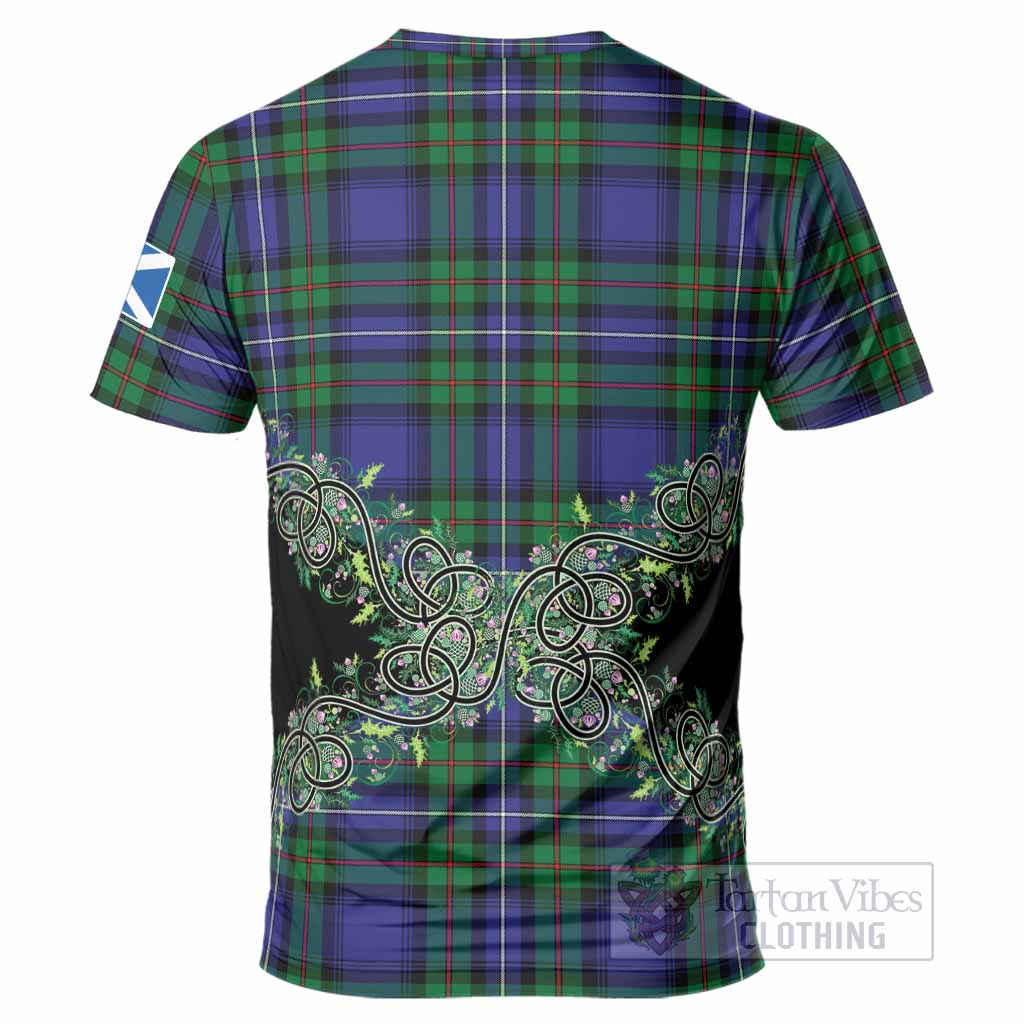 Donnachaidh Tartan T-Shirt Thistle Scottish Spirit